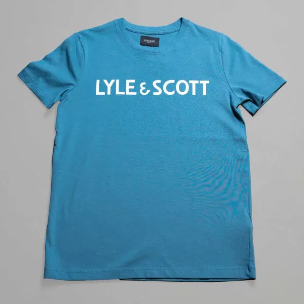 Lyle & Scott Ljusblå T-shirt